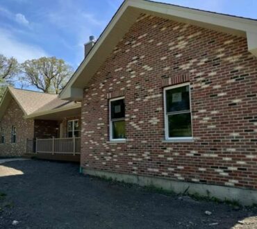 Masonry Brick with Limestone Sills Home Bensenville