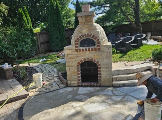 Masonry Natural Stone Pizza Oven Bolingbrook